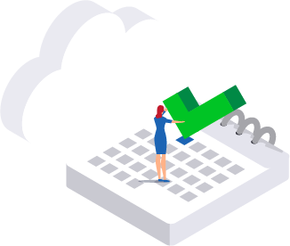 Cloud fax calendar