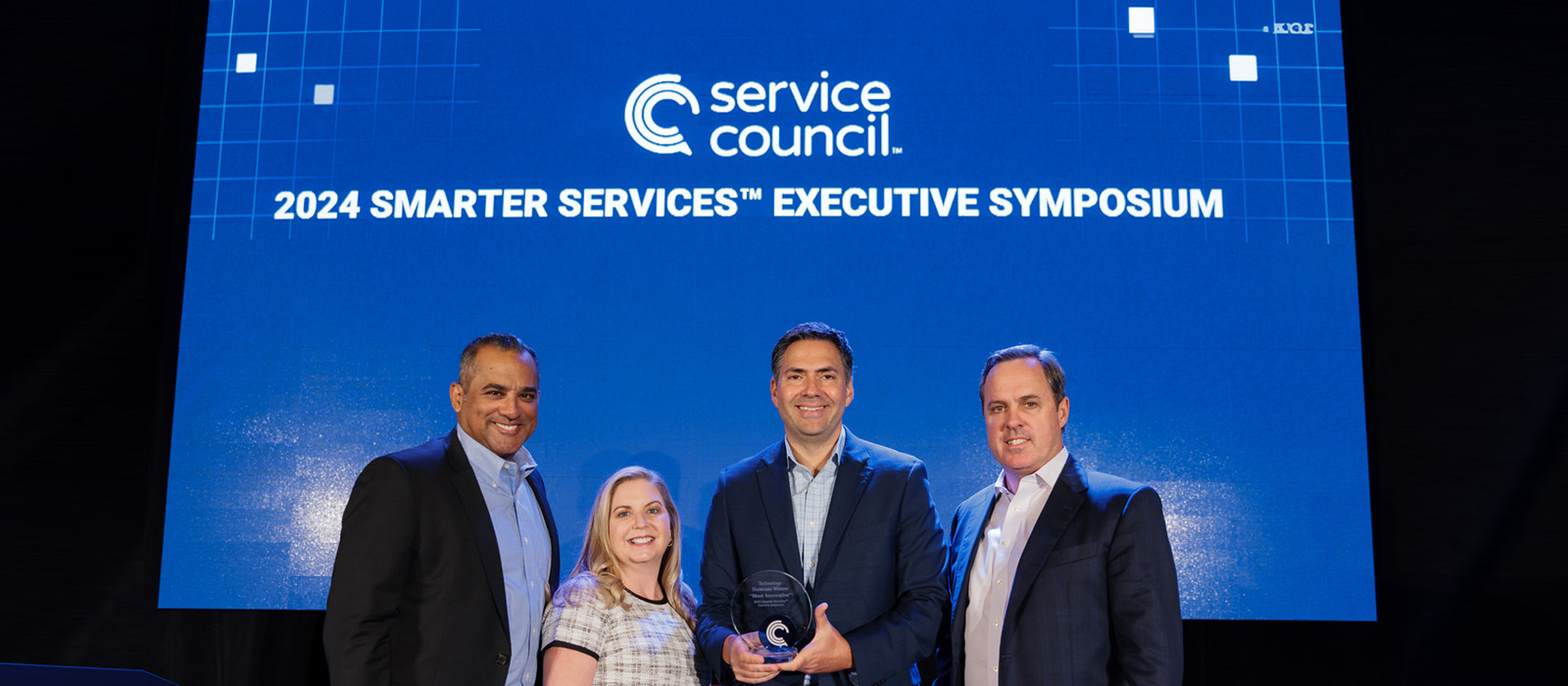 Lexmark iot receives award at Service Councli 2024 Smarter Services Executive Symposium